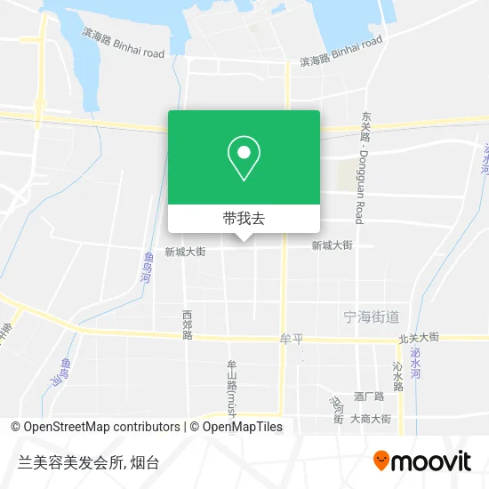 兰美容美发会所地图
