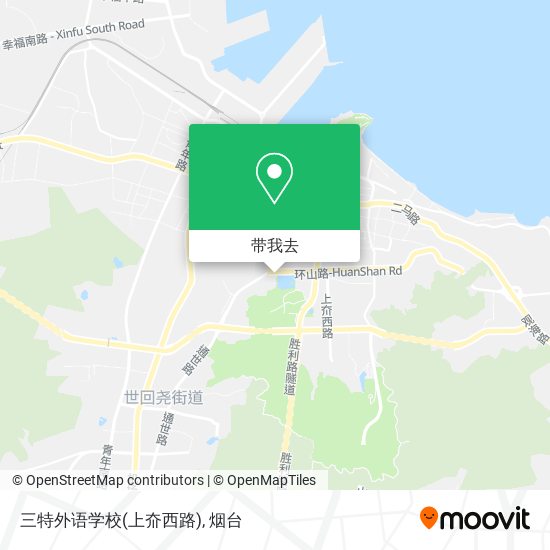 三特外语学校(上夼西路)地图
