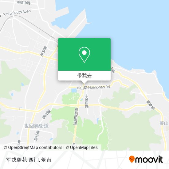 军戎馨苑-西门地图