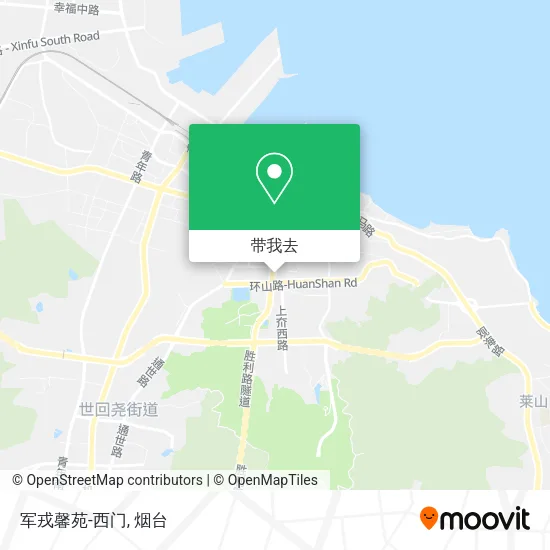 军戎馨苑-西门地图