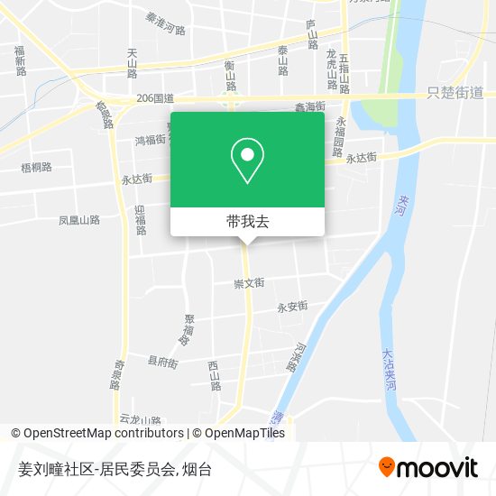 姜刘疃社区-居民委员会地图