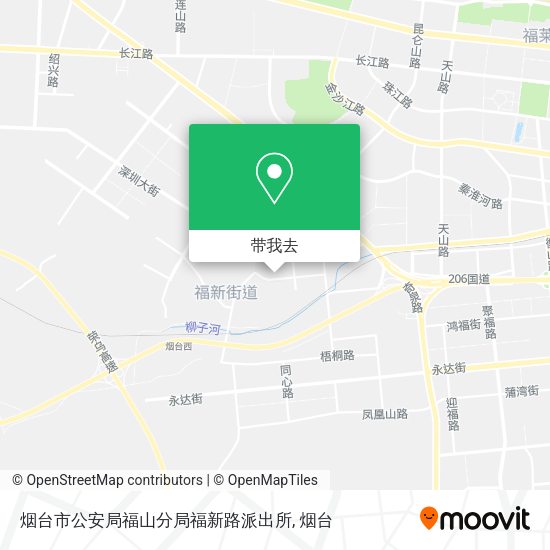 烟台市公安局福山分局福新路派出所地图