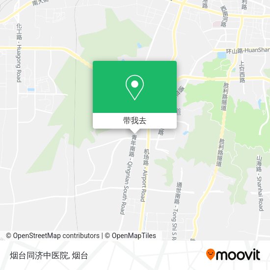 烟台同济中医院地图