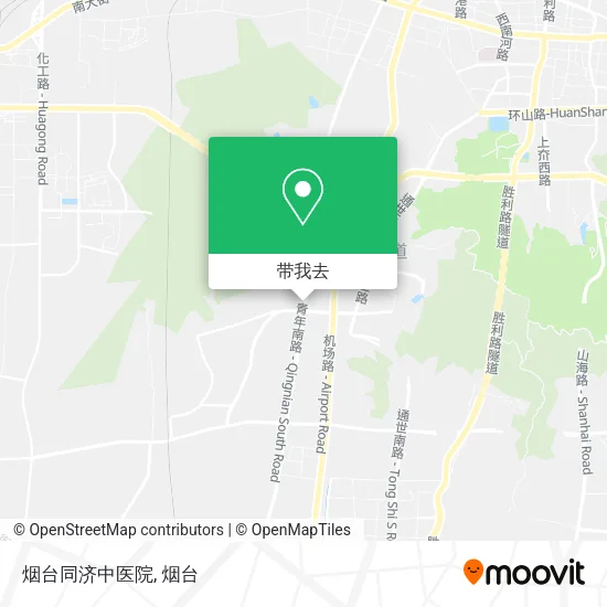 烟台同济中医院地图