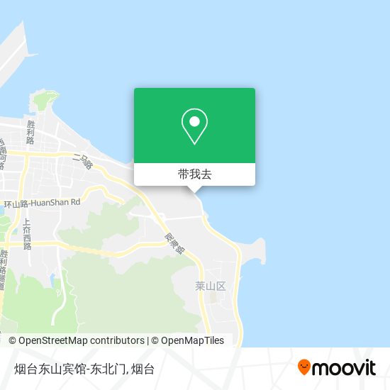 烟台东山宾馆-东北门地图