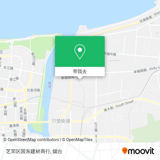 芝罘区国东建材商行地图