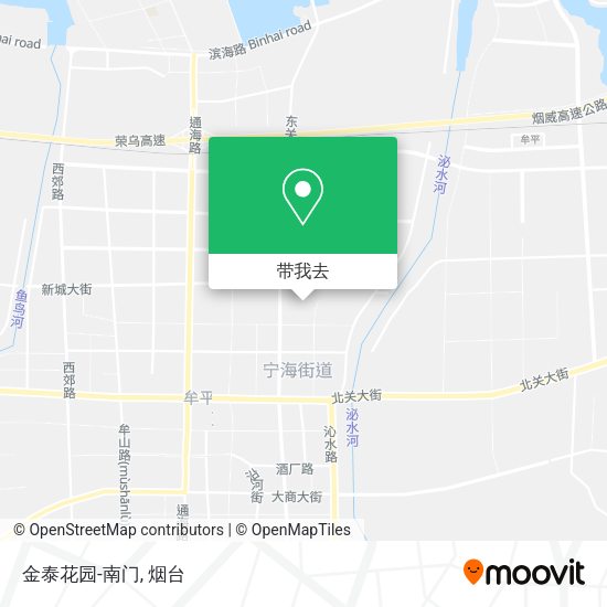 金泰花园-南门地图