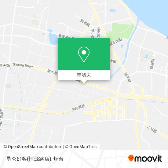 昆仑好客(恒源路店)地图