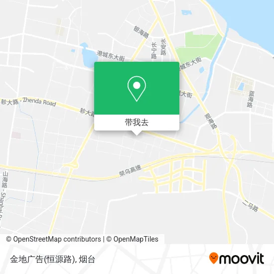 金地广告(恒源路)地图