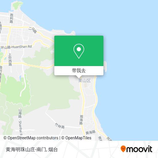 黄海明珠山庄-南门地图