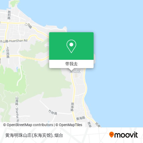 黄海明珠山庄(东海宾馆)地图