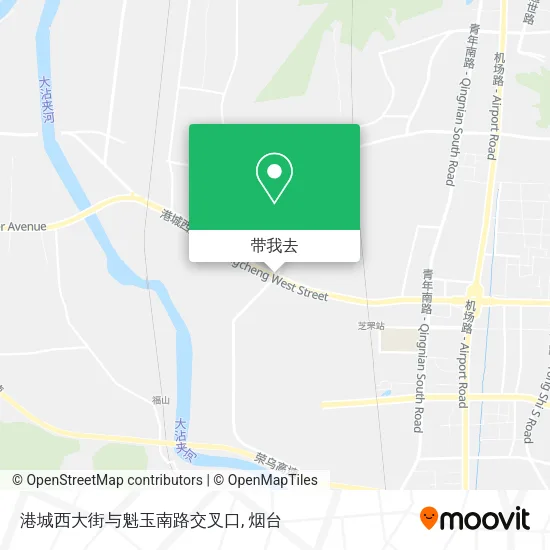 港城西大街与魁玉南路交叉口地图