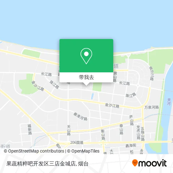 果蔬精粹吧开发区三店金城店地图