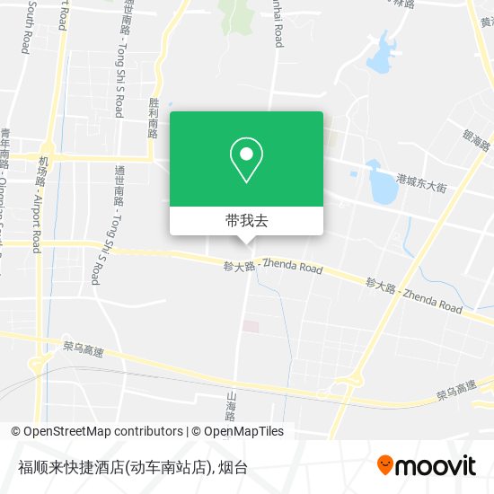 福顺来快捷酒店(动车南站店)地图