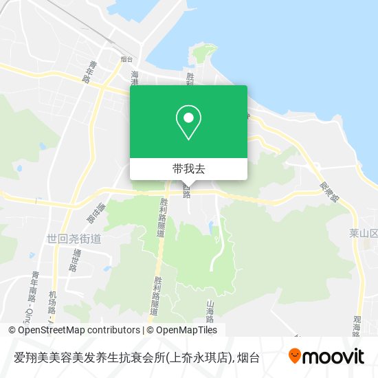 爱翔美美容美发养生抗衰会所(上夼永琪店)地图