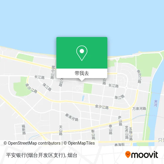 平安银行(烟台开发区支行)地图