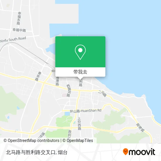 北马路与胜利路交叉口地图