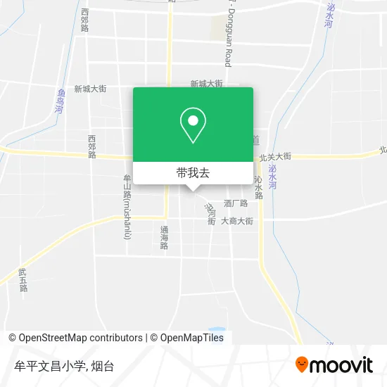 牟平文昌小学地图
