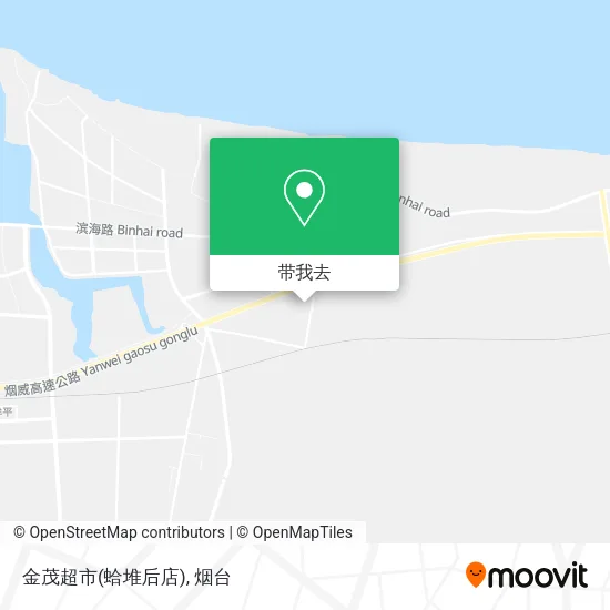 金茂超市(蛤堆后店)地图