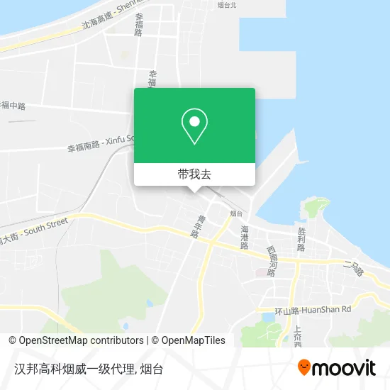 汉邦高科烟威一级代理地图