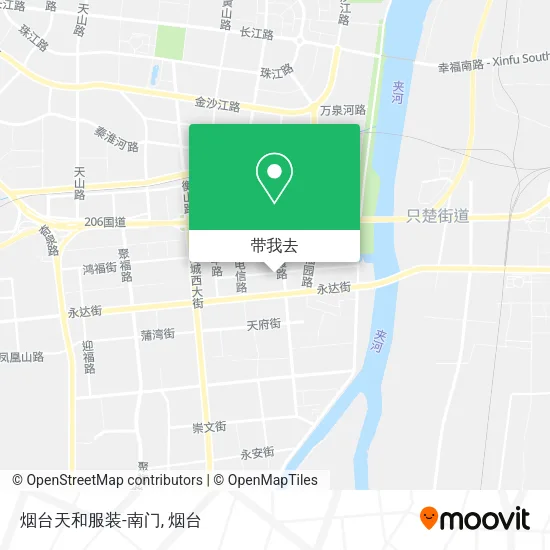 烟台天和服装-南门地图