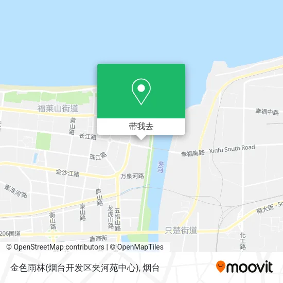 金色雨林(烟台开发区夹河苑中心)地图