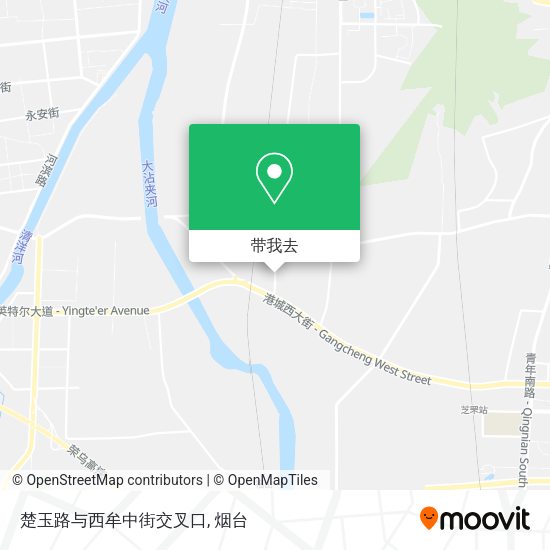 楚玉路与西牟中街交叉口地图