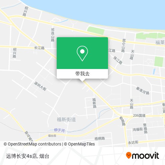 远博长安4s店地图