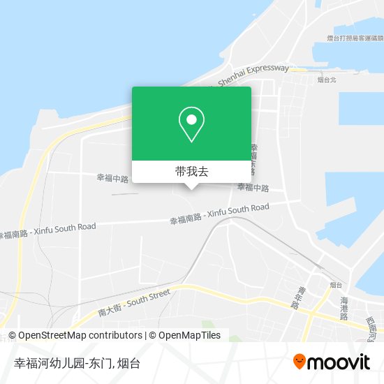 幸福河幼儿园-东门地图