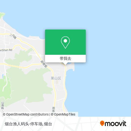 烟台渔人码头-停车场地图