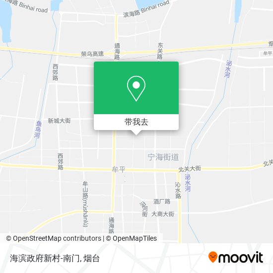 海滨政府新村-南门地图
