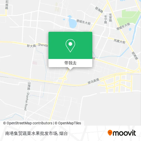 南塂集贸蔬菜水果批发市场地图