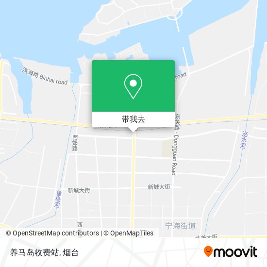 养马岛收费站地图