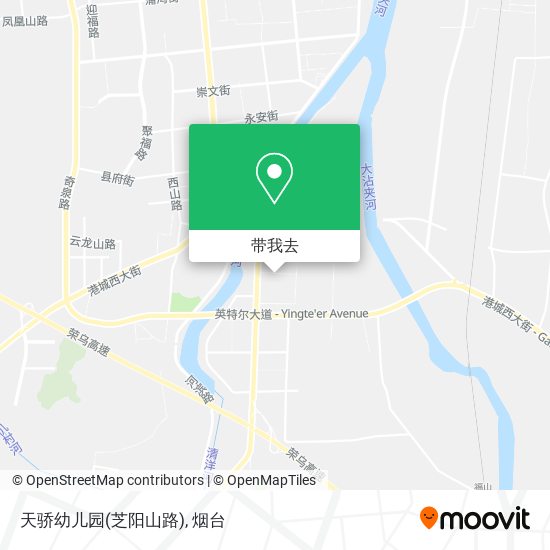 天骄幼儿园(芝阳山路)地图