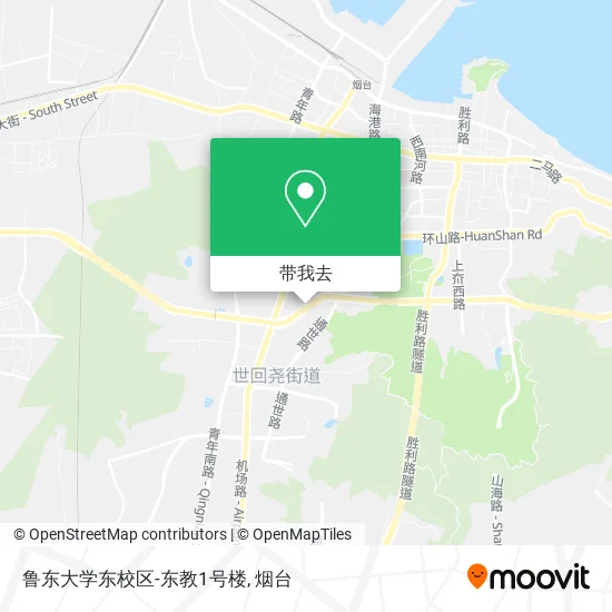 鲁东大学东校区-东教1号楼地图