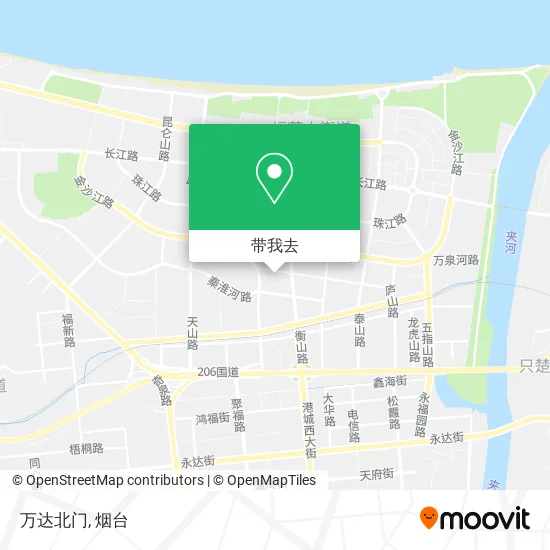 万达北门地图