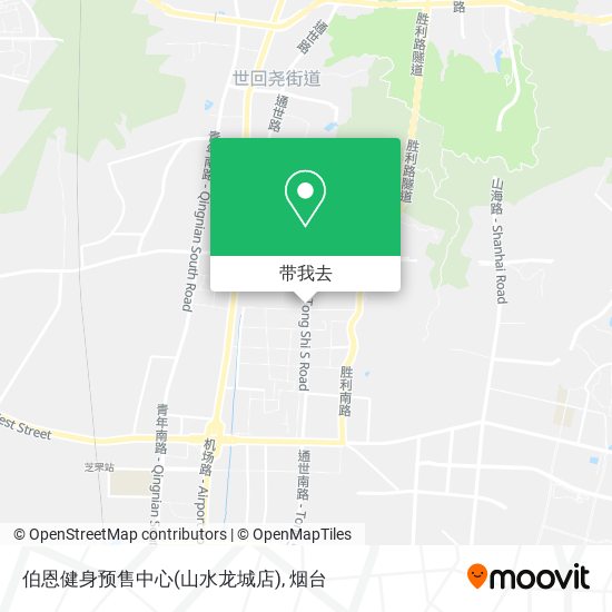 伯恩健身预售中心(山水龙城店)地图