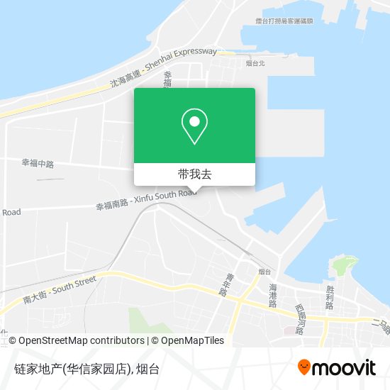 链家地产(华信家园店)地图