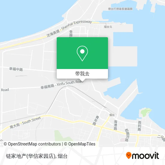 链家地产(华信家园店)地图