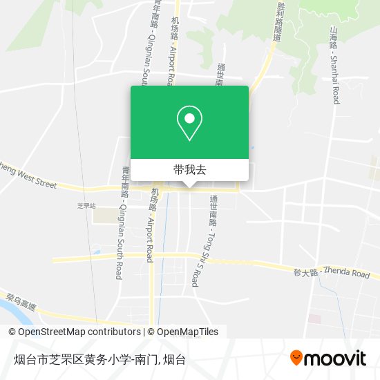烟台市芝罘区黄务小学-南门地图
