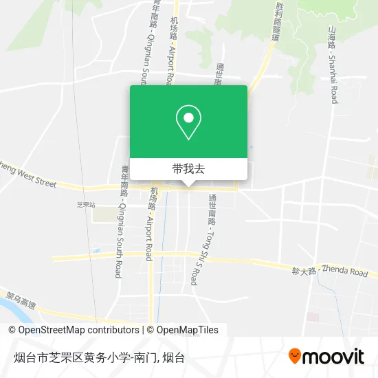烟台市芝罘区黄务小学-南门地图