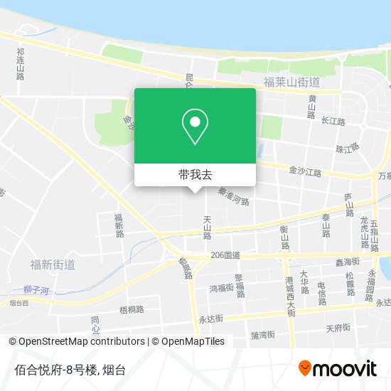佰合悦府-8号楼地图