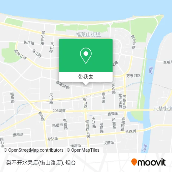 梨不开水果店(衡山路店)地图