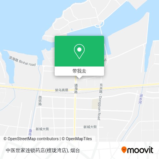 中医世家连锁药店(檀珑湾店)地图