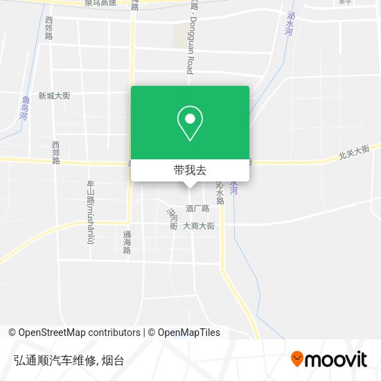 弘通顺汽车维修地图