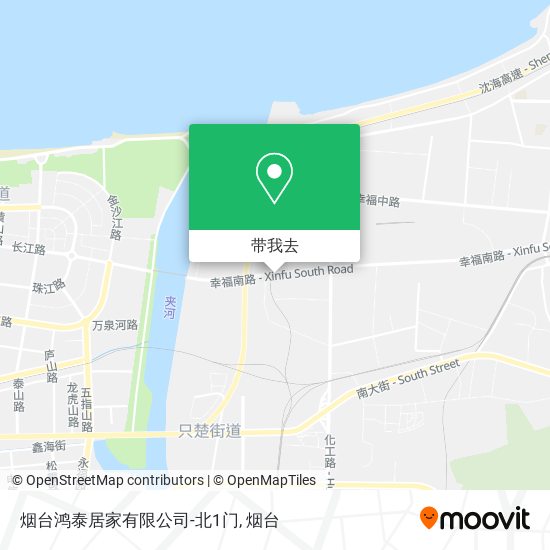 烟台鸿泰居家有限公司-北1门地图