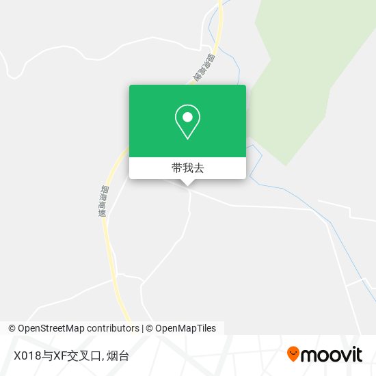 X018与XF交叉口地图