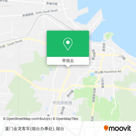厦门金龙客车(烟台办事处)地图