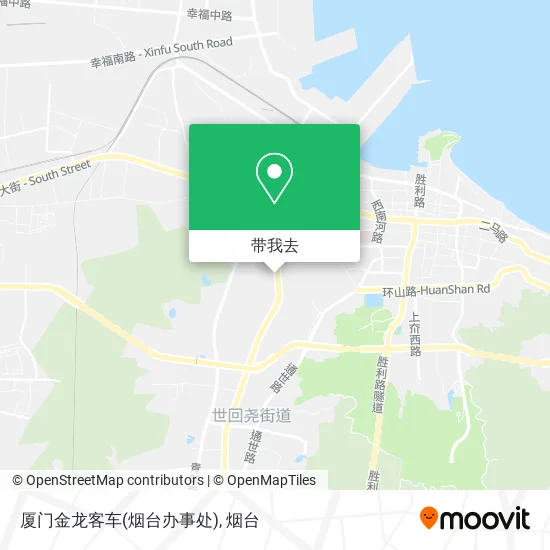 厦门金龙客车(烟台办事处)地图