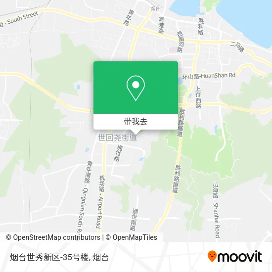 烟台世秀新区-35号楼地图
